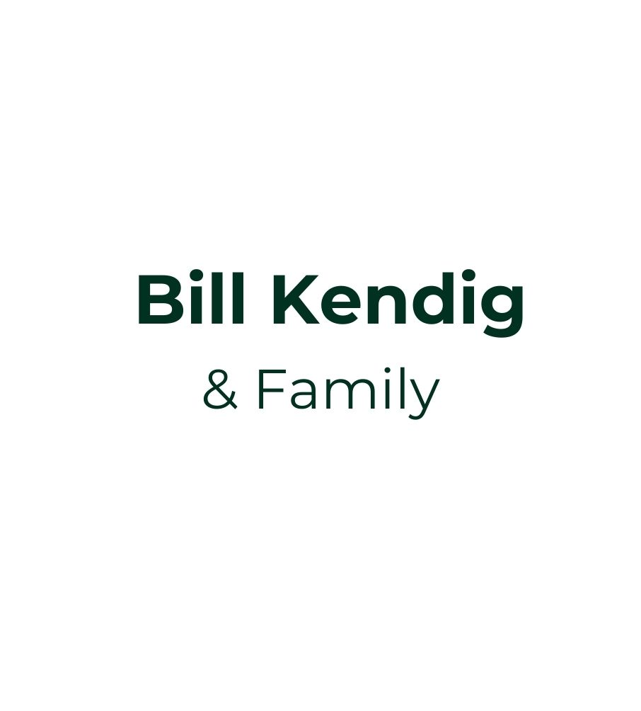 Bill Kendig and family logo recognition.