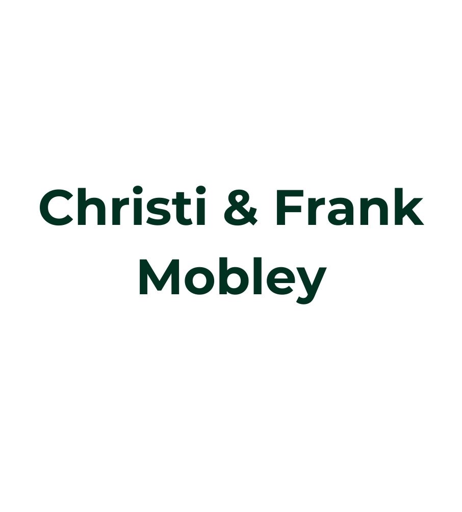 Christi and Frank Mobley logo recognition.