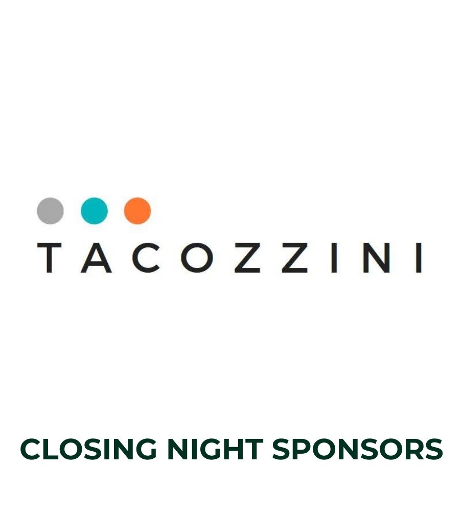 Tacozzini Closing Night Sponsors logo recognition.