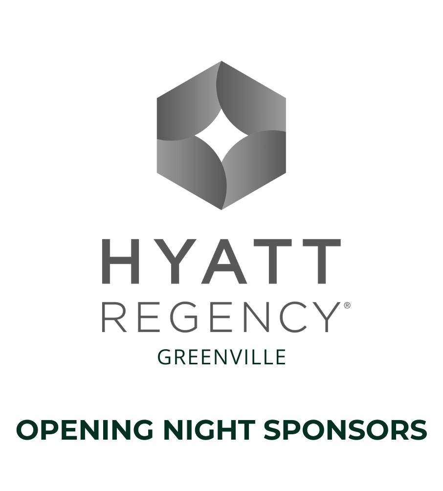 Hyatt Regency Greenville Opening Night Sponsor logo recognition.